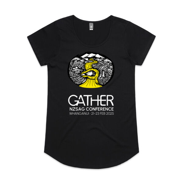 Gather 2025 - Dark - AS Colour Womens Mali Tee Thumbnail
