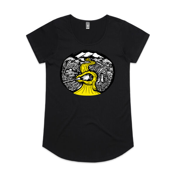 Gather 2025 - Dark - Front/Back - AS Colour Womens Mali Tee Thumbnail